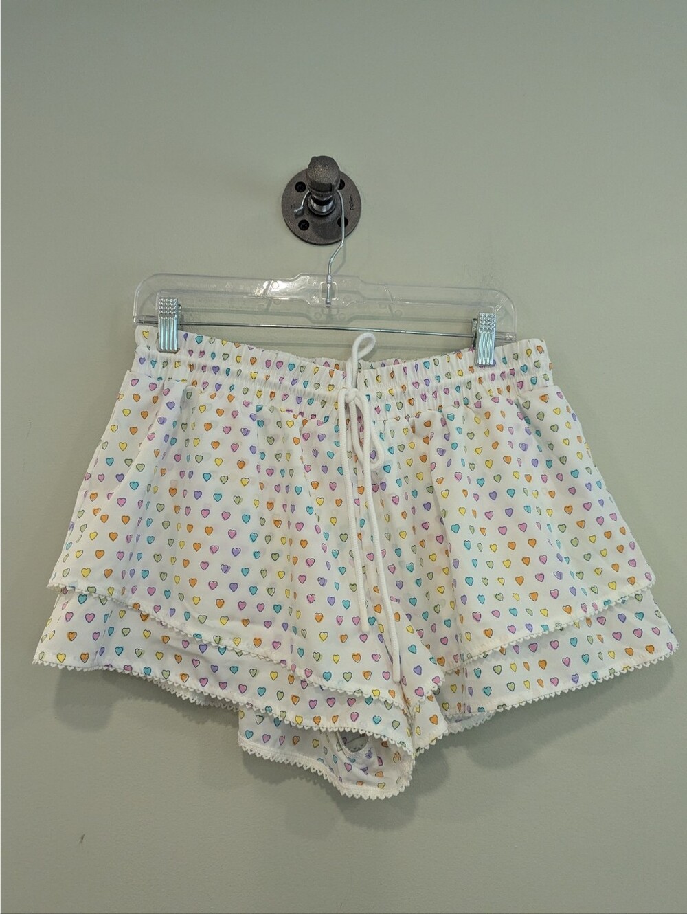 Roller Rabbit X Target Disco Hearts Ruffle Shorts Size Medium